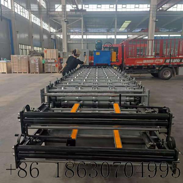 Heavy-duty loading platform and decoiler stand for raw material input