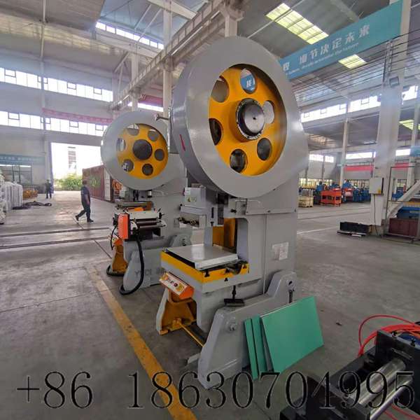 Visual operation platform of 63 ton power press machine with intelligent control system