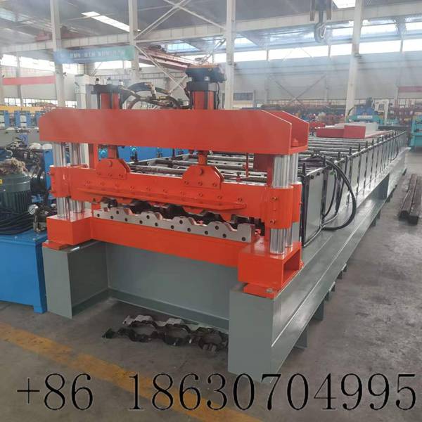 Main Structure of Automatic 820 Floor Deck Forming Machine for Steel Construction Materials