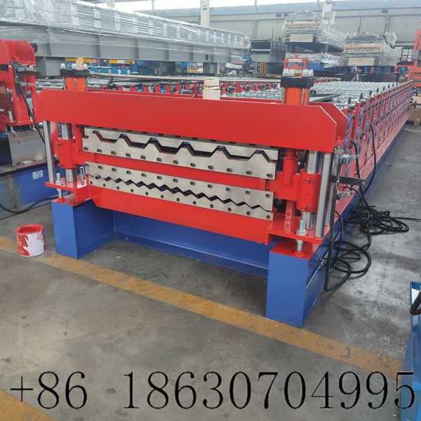 Main body of double layer roofing sheet forming machine