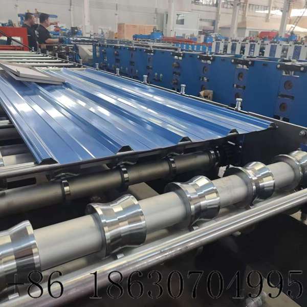 Finished 840 trapezoidal metal roof sheet product sample