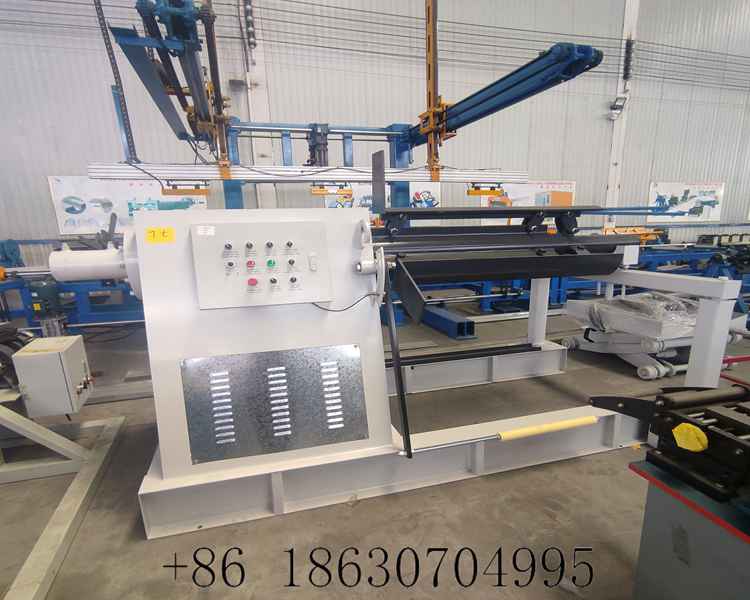 7t hydraulic decoiler main machine body