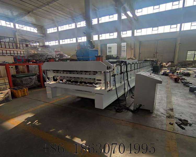 main body of double layer 1000+1000 IBR roof roll forming machine