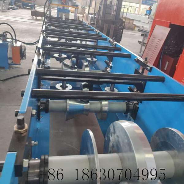 Hardened alloy forming roller wheels detail of modular gutter making machine