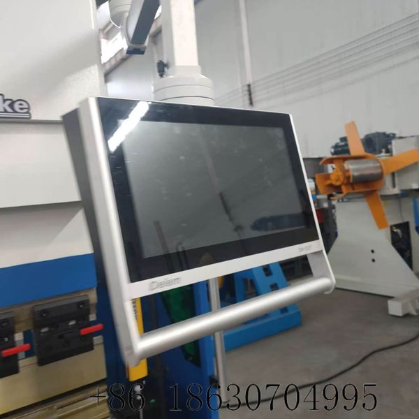 Touch screen controller detail of metal CNC bending machine digital programming operation panel