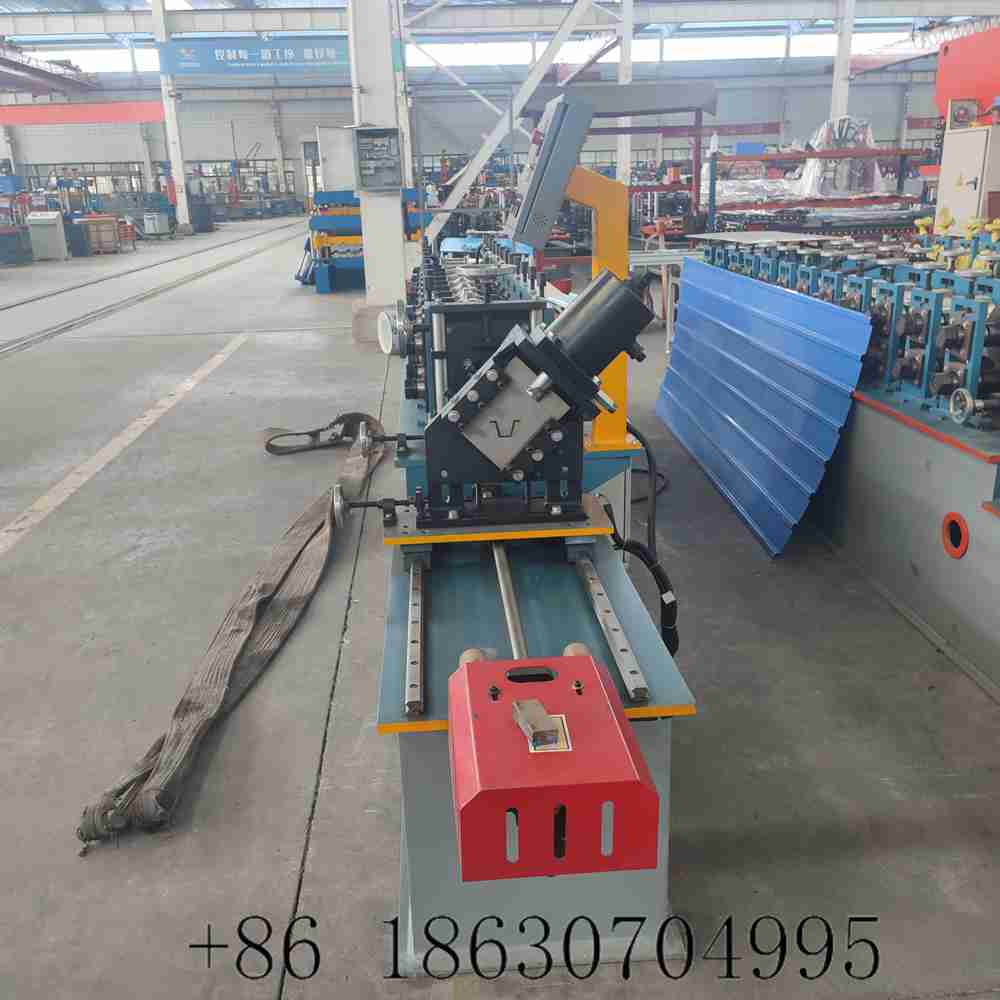 Machine image of the omega keel roll forming machine