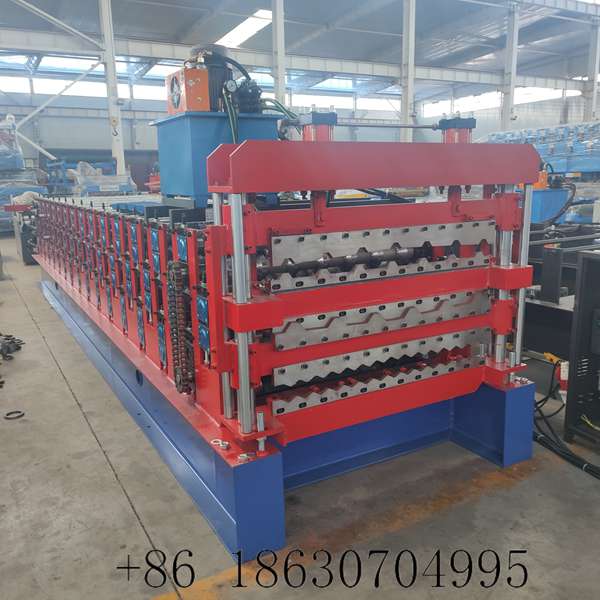 Triple layer roofing sheet roll forming machine overview