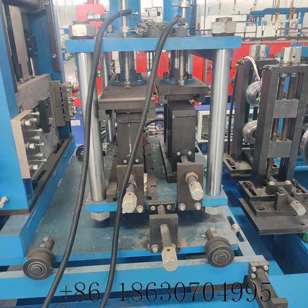 Punching unit of the c channel roll forming machine