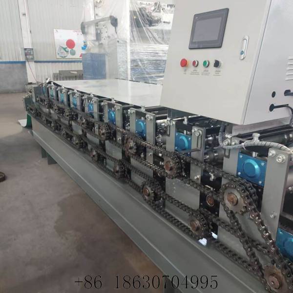 Chain drive forming section of the double layer machine