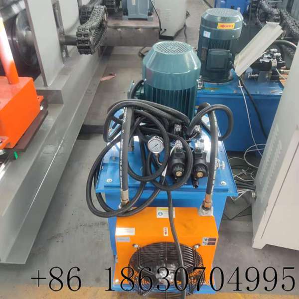 Hydraulic pump station of the container house corner post forming machine