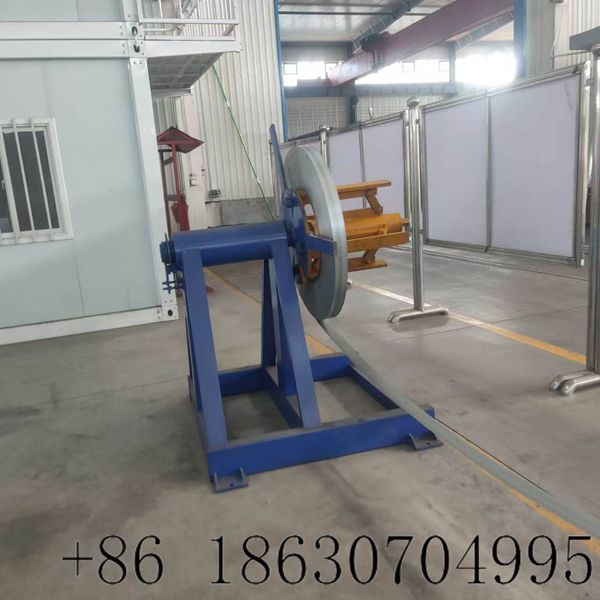 Decoiler feeding the container house door frame forming machine