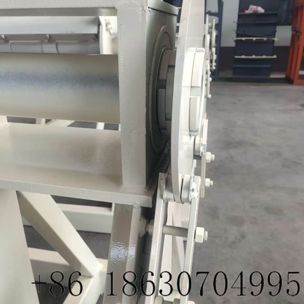 Key components of the 7 ton manual decoiler coil support system