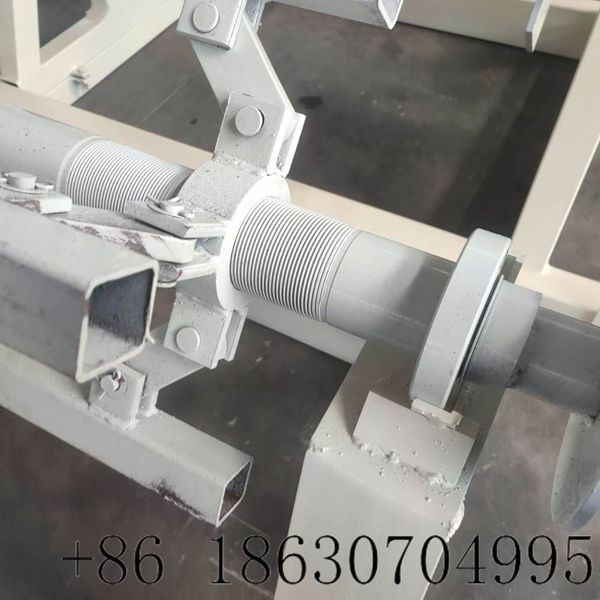 Key components of the manual steel coil decoiler frame