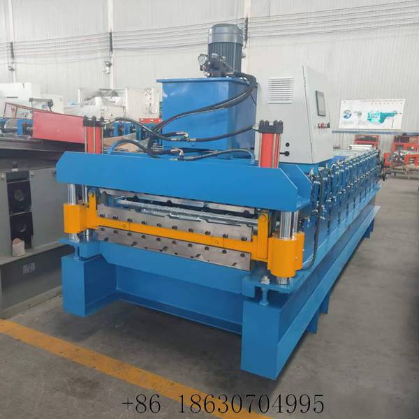 Control panel and hydraulic cutting unit of the ibr sheet making machine