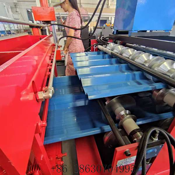 Finished trapezoidal IBR metal roofing sheets from the double layer machine