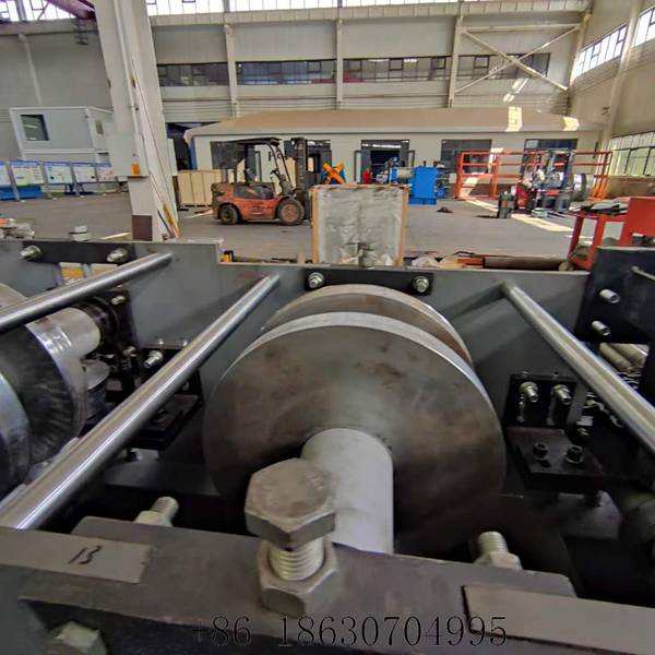 Die station of the container house base beam roll forming machine