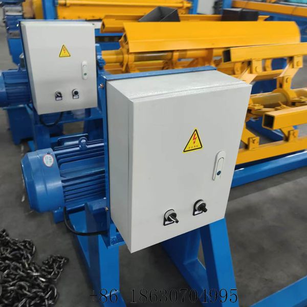 Electrical control box of the automatic coil decoiler