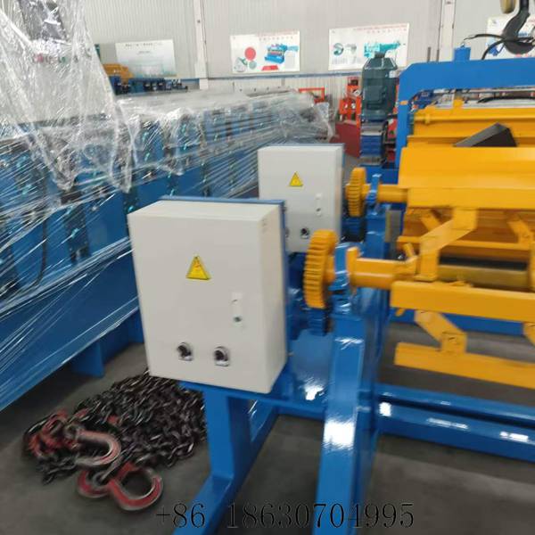 Decoiler electrical cabinet with PLC control panel
