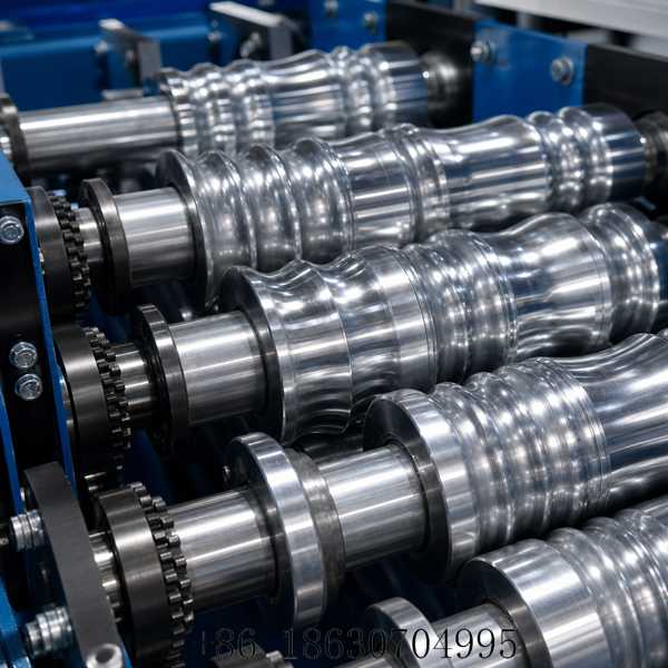 Precision Cr12MoV alloy steel forming rollers for metal roofing sheet machine