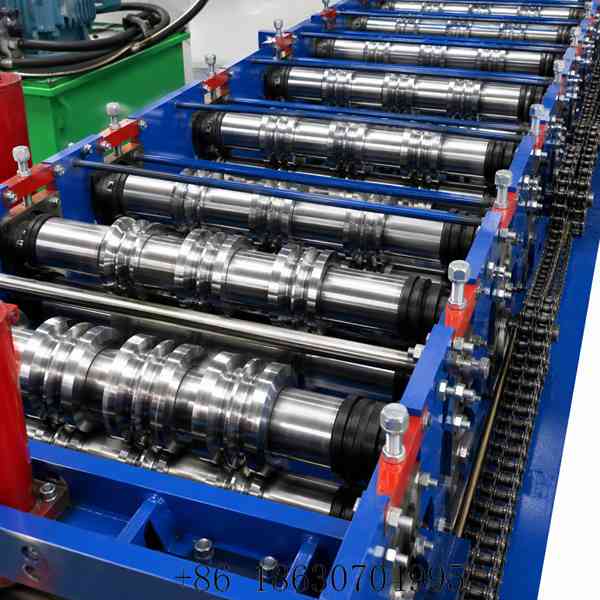 Hard chrome plated forming rollers for metal roof sheet machine