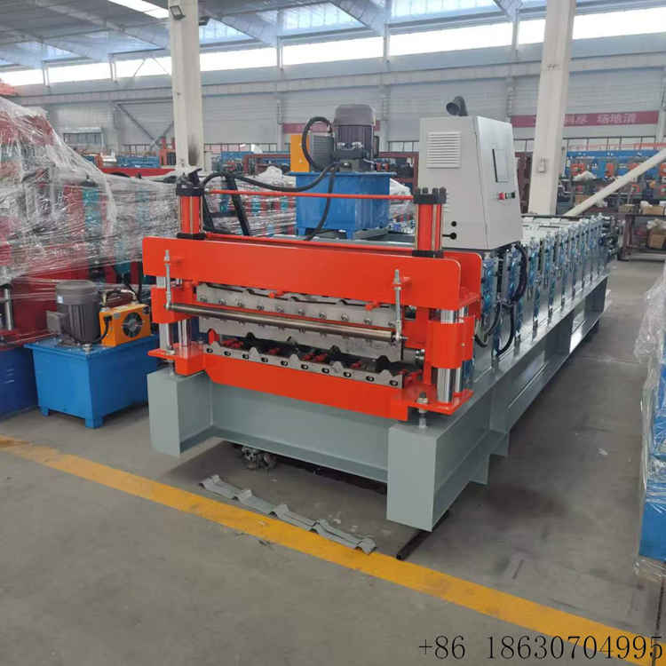 double layer metal roof panel roll forming machine