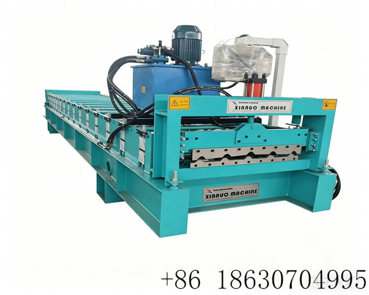 Arc metal roof panel roll forming machine