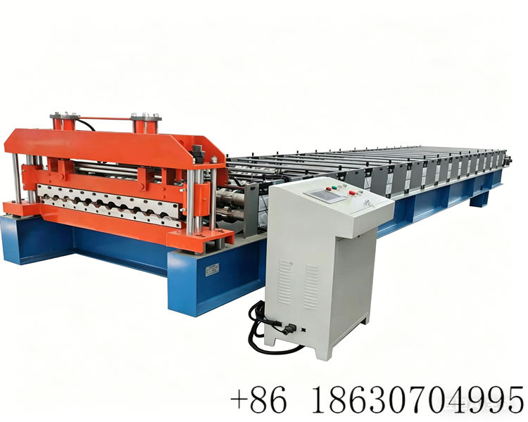 Uzbekistan C20 Trapezoidal Metal Roof Panel Roll Forming Machine