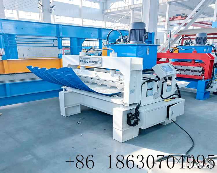 Hydraulic metal roof arch bending machine