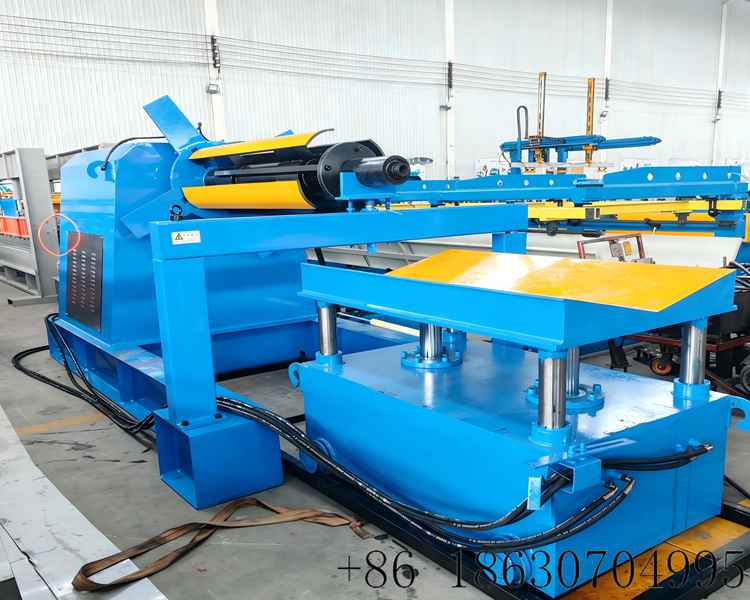 10 ton hydraulic uncoiler for roll forming line