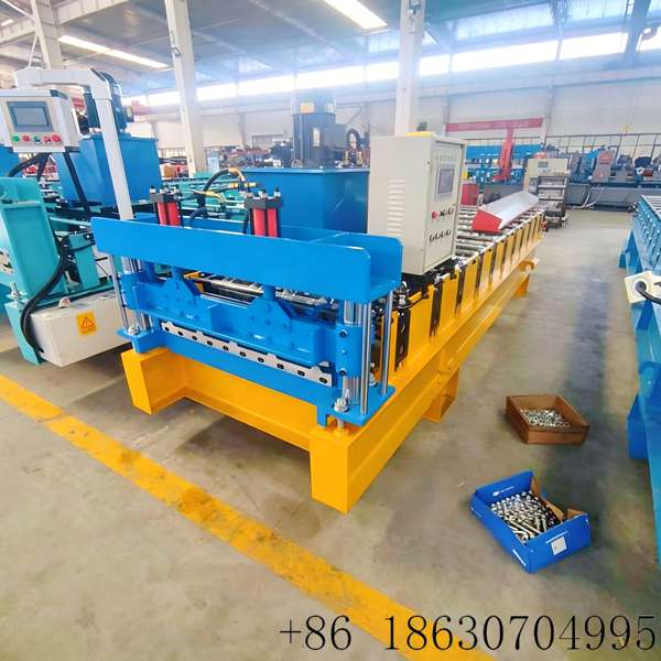855 Trapezoidal Metal Roof Panel Roll Forming Machine for Bolivia