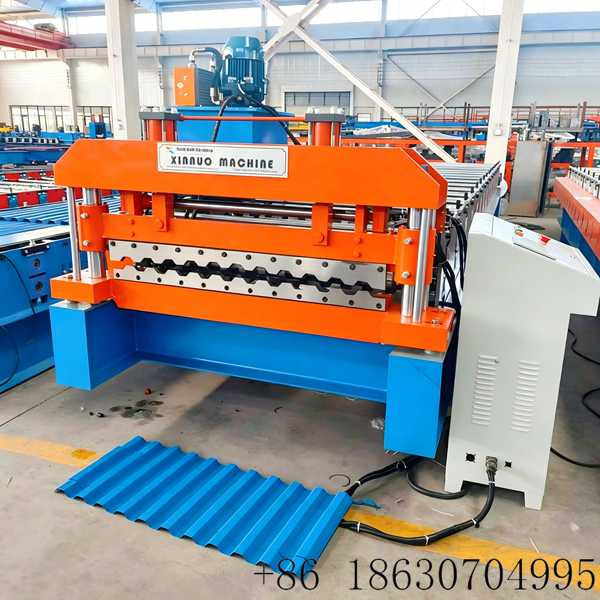 C20 trapezoidal metal roof panel roll forming machine Uzbekistan
