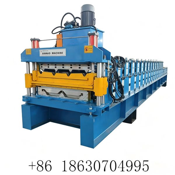840 IBR trapezoidal & 760 angle lock roof sheet making machine