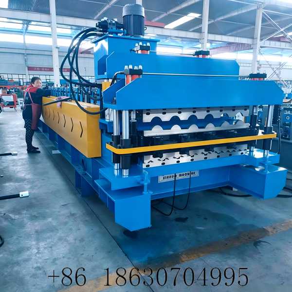 900 glazed tile + 980 arc roof panel machine