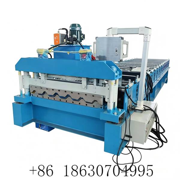 980 trapezoidal roof panel roll forming machine