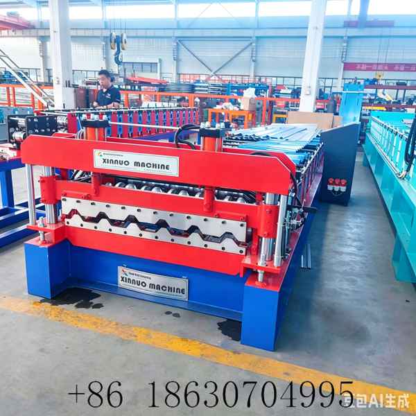 Brazil 980 trapezoidal roof panel roll forming machine