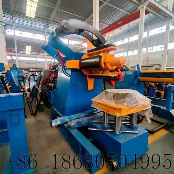 10 Ton Hydraulic Decoiler With Coil Car For Metal Roll Forming Line