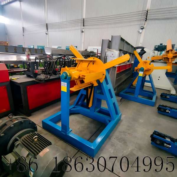 Manual Single Arm Decoiler: Compact & Space-Saving