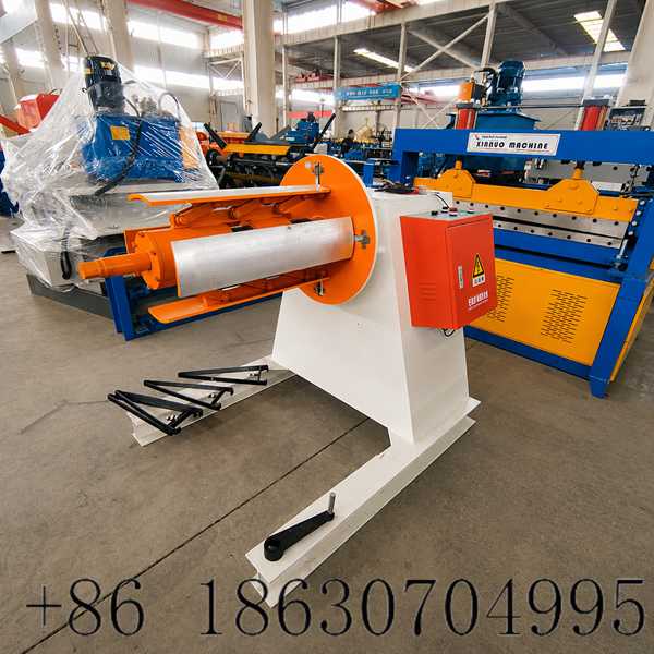 Single Arm Electric Decoiler Machine | Steel Coil Unwinding Equipment