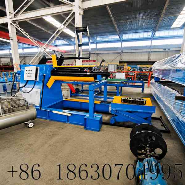 6 Ton Hydraulic Decoiler With Coil Car | Automatic Uncoiler
