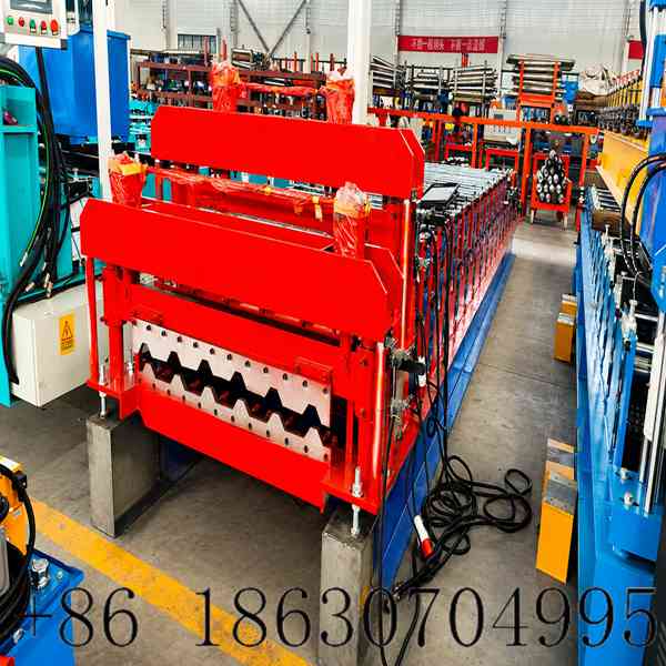 Brazil 980 Trapezoidal + 980 Base Double Deck Roll Forming Machine