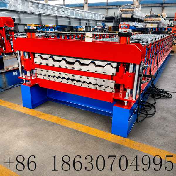 Brazil 980+995 Double Layer Roofing Sheet Roll Forming Machine