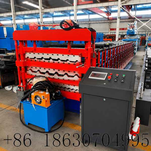 Triple Layer 980+1020+995 IBR Roof Sheet Making Machine For Brazil | Xinnuo