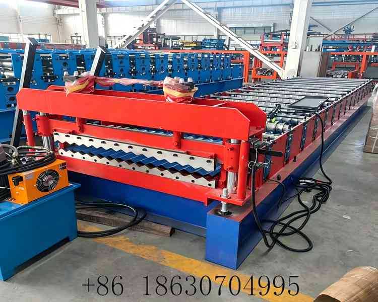 Brazil 995 Arc Corrugated Metal Roof Panel Corrugated Roll Machine | Hebei Xinnuo