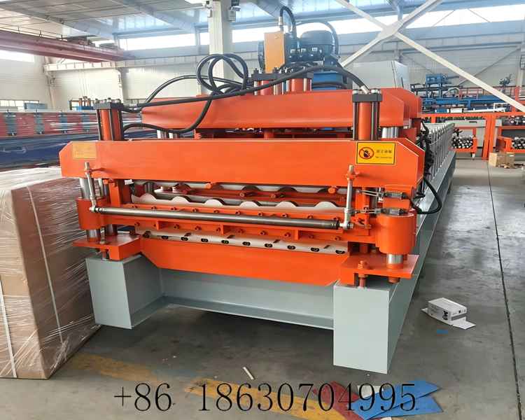 800 Glazed Tile Metal Roof Panel Glazed Tile Making Machine | Hebei Xinnuo