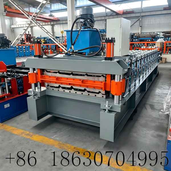 Double Layer Roll Forming Machine Factory 840 & 900 Dual Trapezoidal Roof Former