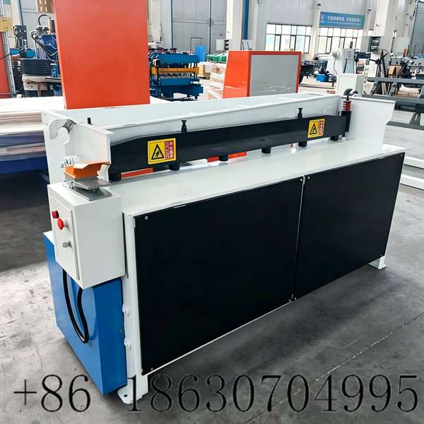 Electric Sheet Metal Shearing Machine Heavy Duty Digital Back Gauge Cutter