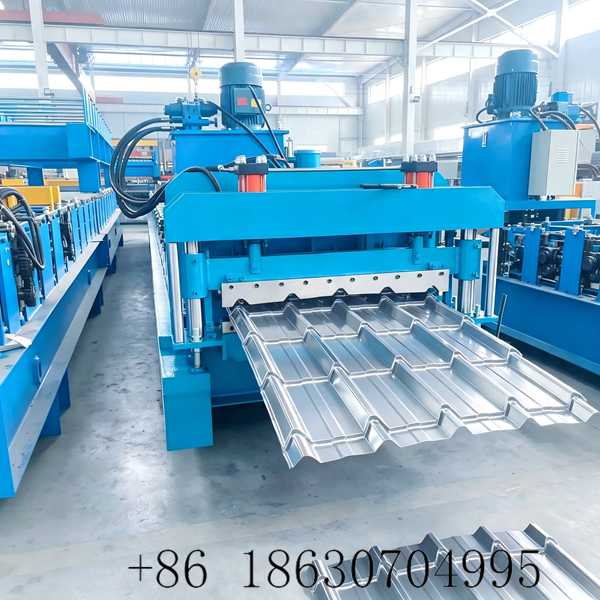  820 Step Tile Roll Forming Machine | Lightweight Metal Roof Tile Production Line