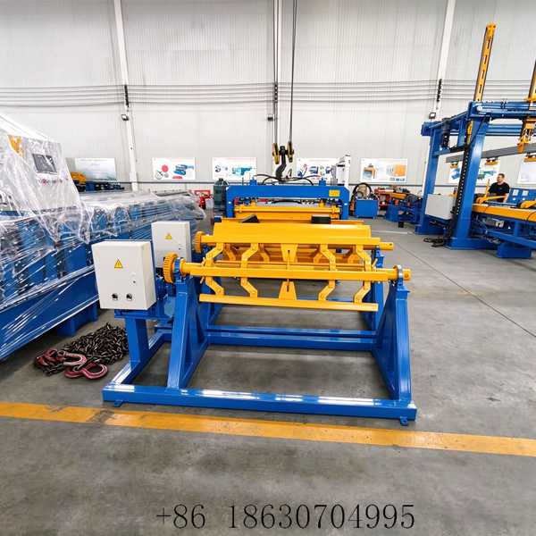 Powered Coil Decoiler | 5-Ton Automatic Electric Uncoiler